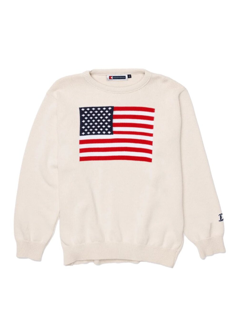 Boathouse UNISEX AMERICAN FLAG KNIT CREW Size M NWT